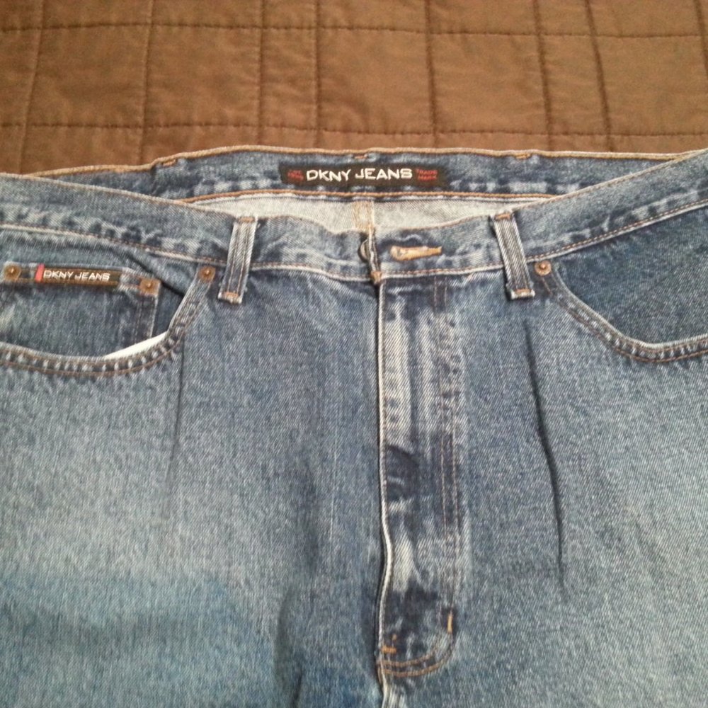 Vintage Y2K DKNY Denim Jeans Mens Pants Closet#2 - Picture 3 of 8